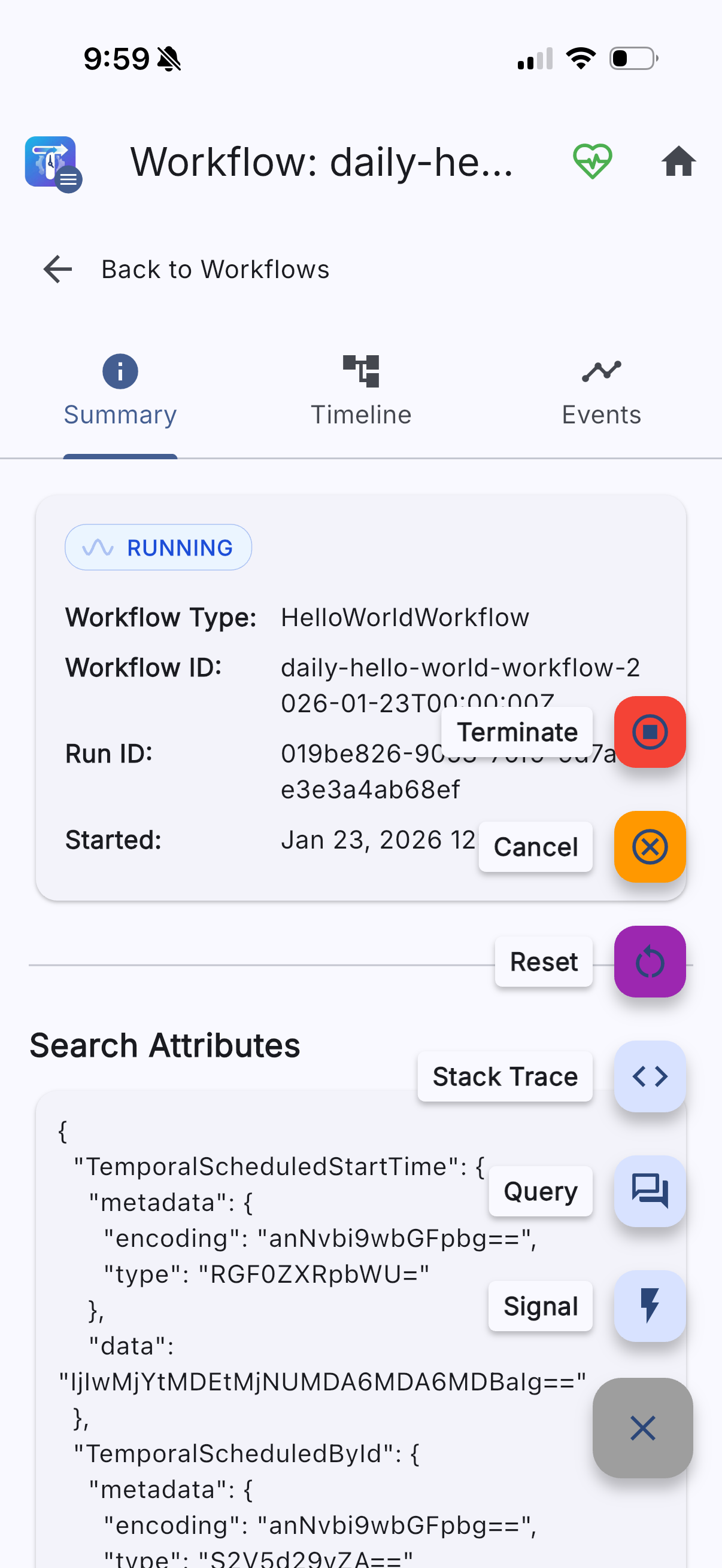Workflow Actions